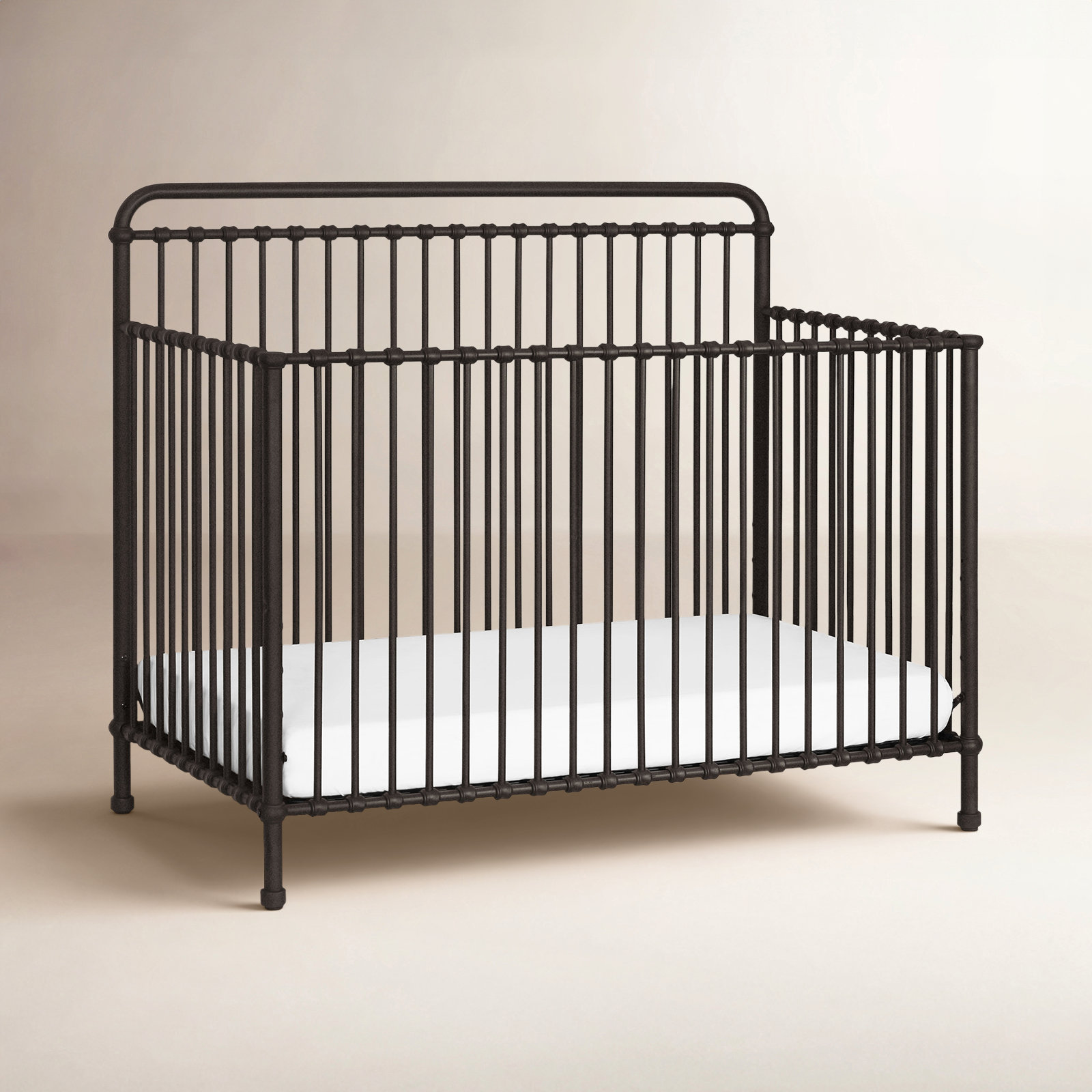 Winston Steel 4-in-1 Convertible Crib, Vintage Iron