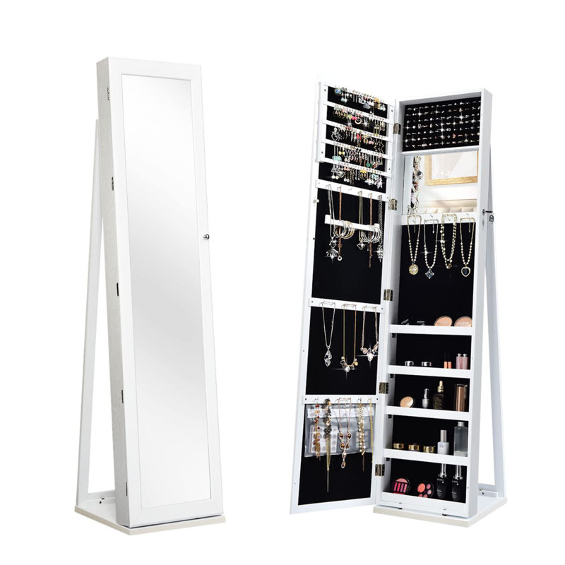 Audrianna Jewelry Armoire, White