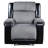Alicia Grey/Black Recliner