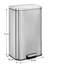 50L Stainless Steel Soft-Close Pedal Kitchen Bin