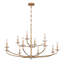 Minka Lavery Atella - 12 Lights Chandelier In Ashen Gold Finish-678205024-678205028