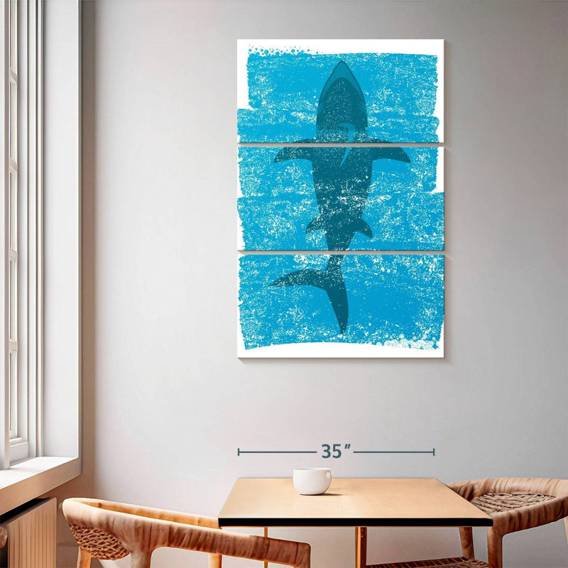 Brampt Simple Shark, 65" H x 42" W