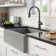 Karran Farmhouse/Apron-Front Quartz Composite 34'' X 21-1/4'' Single Bowl Kitchen Sink