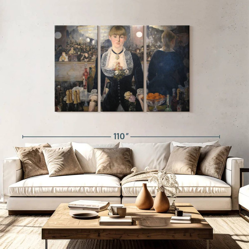 Leisha A Bar At The Folies Bergere, H 48 po x l 74 po