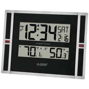 8.54'' Wireless Outdoor Clock Thermometer