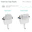 Fantome H Concealed Toilet Tank Carrier System With Top Flush For Back-To-Wall Toilet