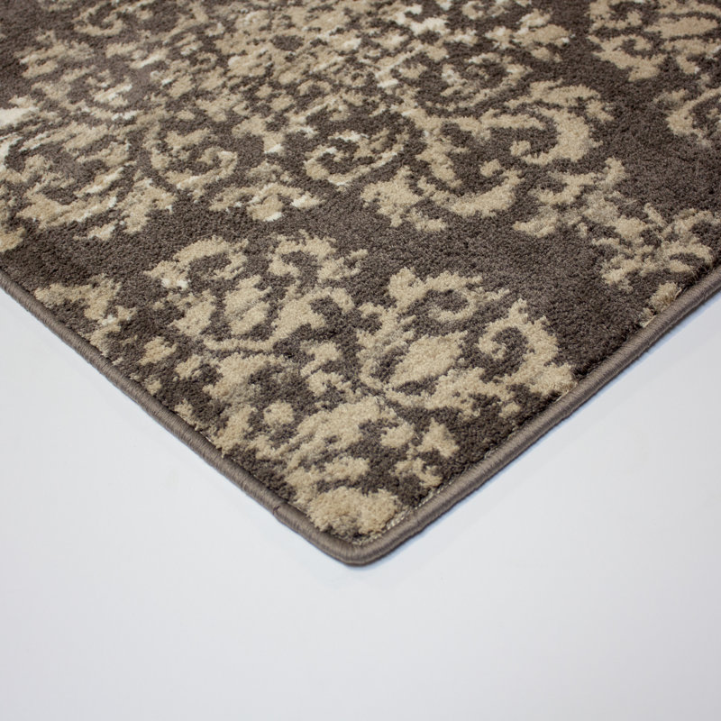 Tapis brun / beige Gurdial, Rectangle 8 pi 10 po x 12 pi 5 po