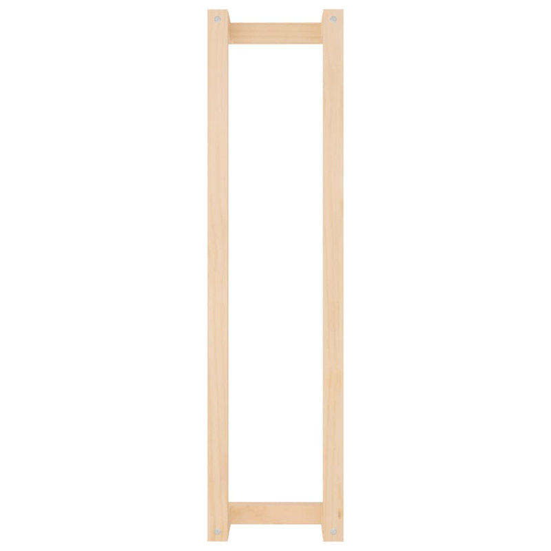 Wood Wall Towel Rack, Beige, 90'' H X 23'' W X 18'' D