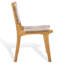 Chaise en cuir tissé d'Yvona-680503943