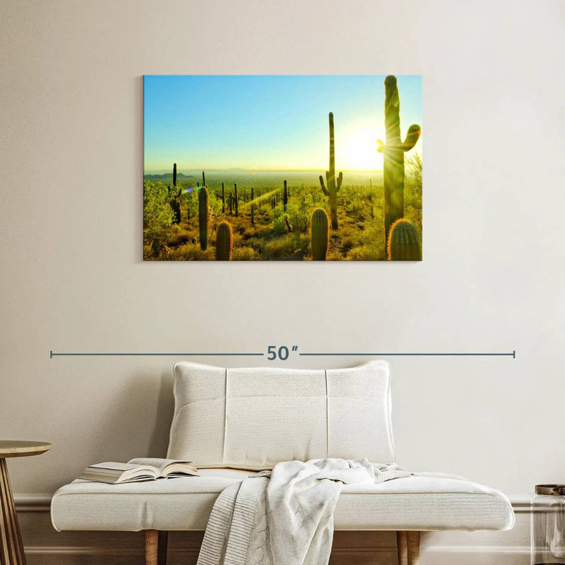 Cactus Harnek Sunny Arizona, H 24 po x l 36 po