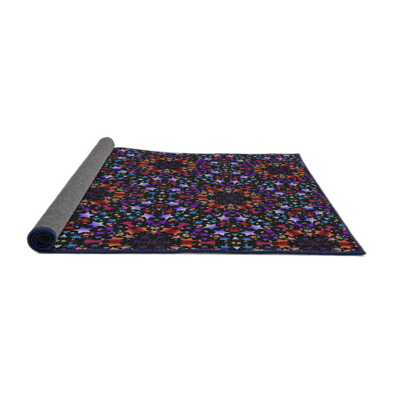 Mauve Tapis décoratif, Rond 4 pi