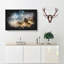 Wolves Howling in the Forest - Wrapped Canvas-56636707