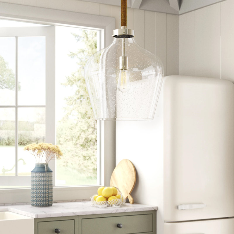 Saxatil 1 - Light Single Pendant, Polished Nickel