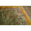 Tapis rectangulaire en laine antique noué à la main vert des années 1920