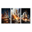 "Navette spatiale" 3 pièces sur toile-434445152-434445087