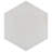 Matter Hex 7.88" x 9" Porcelain Stone Look Floor and Wall Tile-70564491