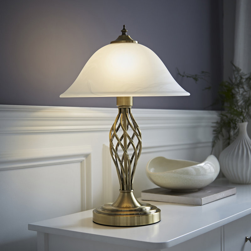 Kingswood Barley Twist Traditional Table Lamp Three Posts