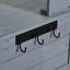 Banc de rempotage autoportant avec 6 tiroirs, armoire et crochet latéral-383050051