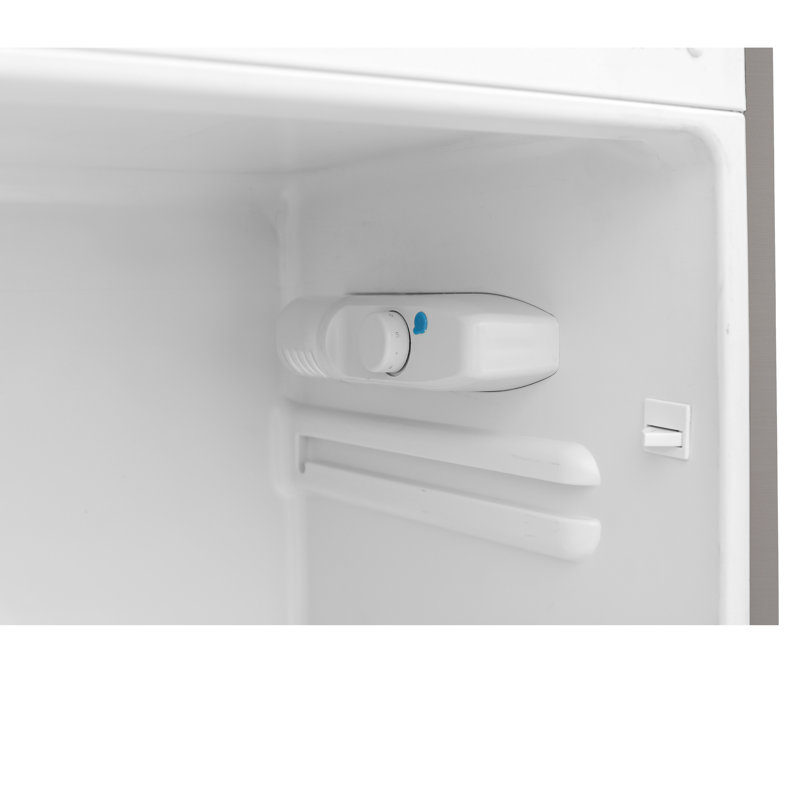 Compact Stainless Steel 7.7 cu. ft. Top-Freezer Refrigerator