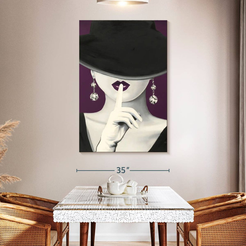 Leisha Haute Chapeau, 51" H x 34" W
