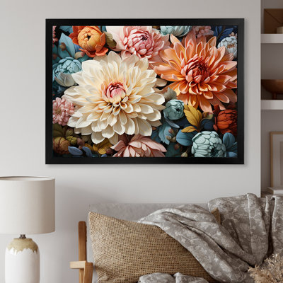 «Mums Charm In Winter», reproduction sur toile