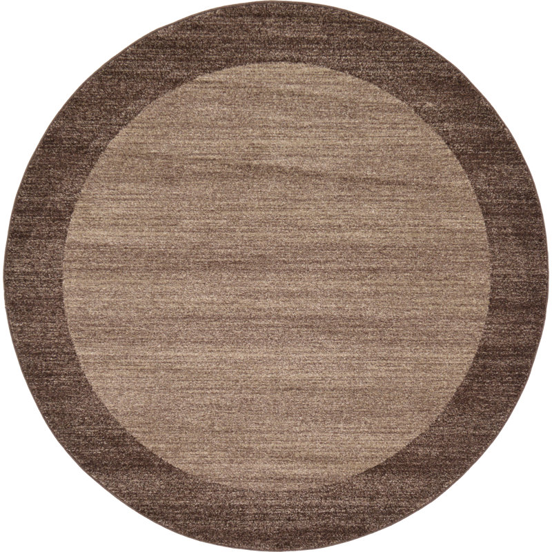 Hermina Washable Indoor Rug, Round 6'1"