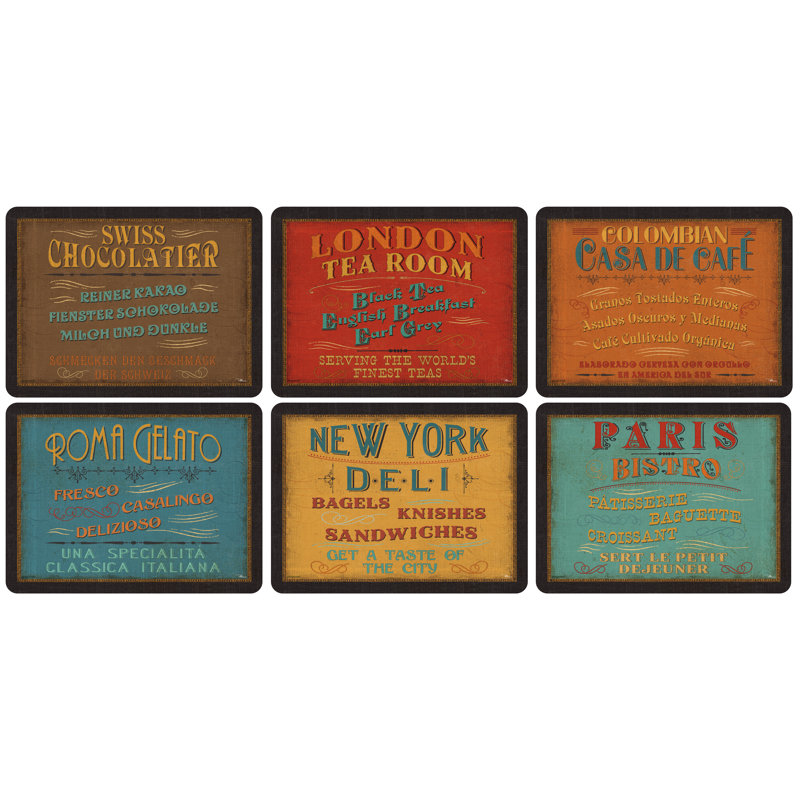 Portmeirion, Pimpernel, Coasters - Lunchtime
