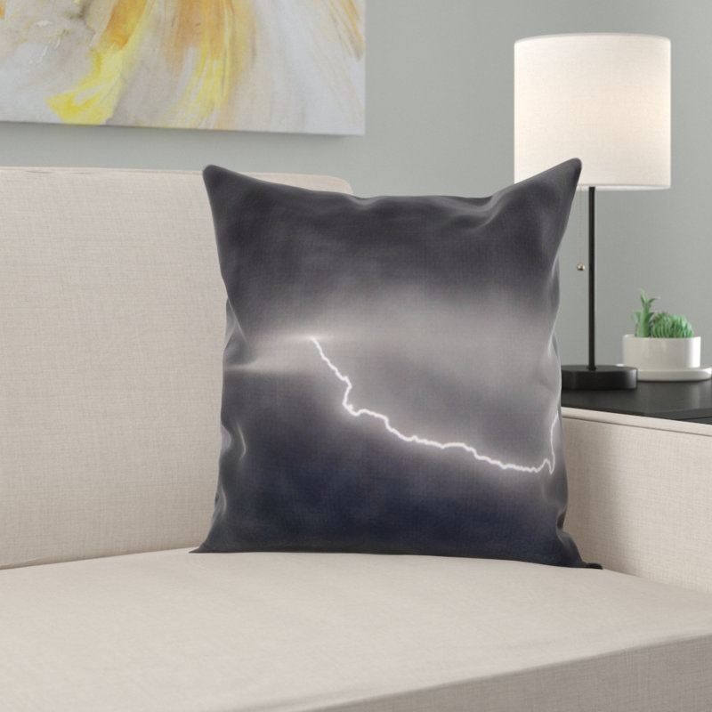Coussin en jeté thunderbolt