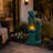 Outdoor Metal Weather Resistant Cascade Fountain with Lights-1036895954