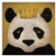 «Panda with Crown», art sur toile-31882884