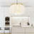 1 - Light Unique/Statement Feather Pendant Nordic Art Ceiling Light Chandelier
