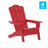 Ayleah Commercial All-Weather Adirondack Chairs with Cupholders-277921741