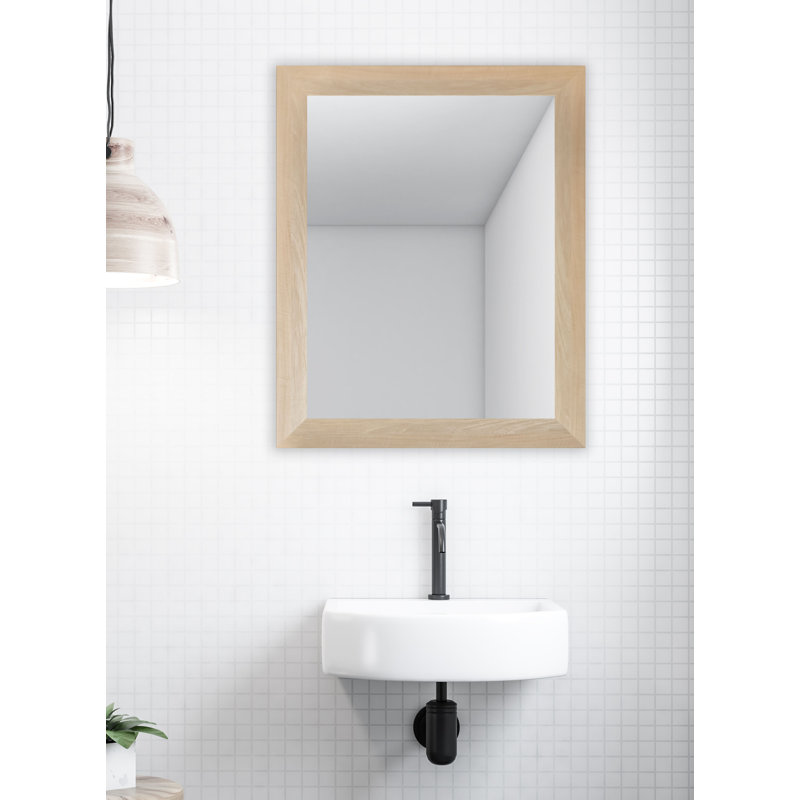 Miroir décoratif moderne et contemporain Golliner, H 40 po x l 36 po