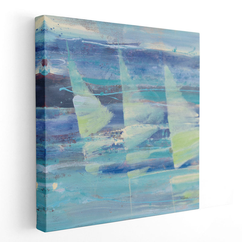 Summer Sail I - reproduction d'art sur toile, H 30 po x l 30 po