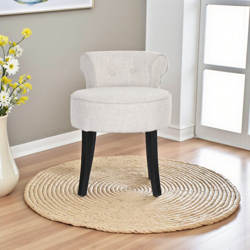 Tabouret d'appoint Millani, Beige
