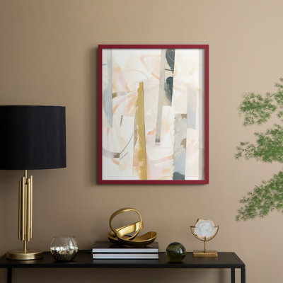 Melon Litmus I Framed Print - Solid Wood