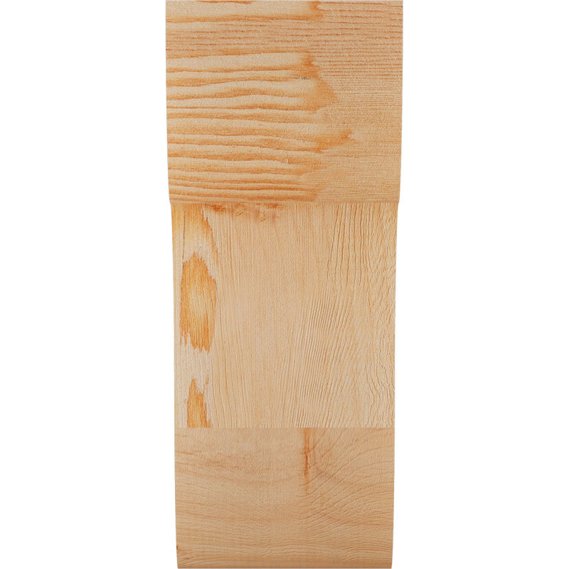 Corbeau Carmel, H 14 po x l 5,5 po x P 6 po, Sapin de Douglas, Lisse