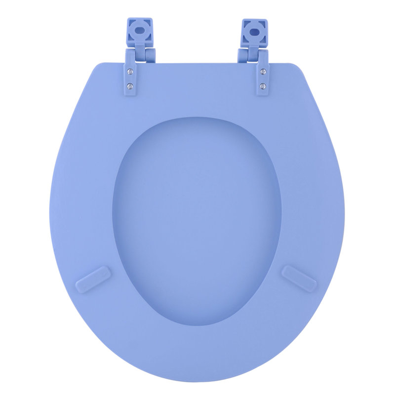Fantasia Round Toilet Seat and Lid, Light Blue