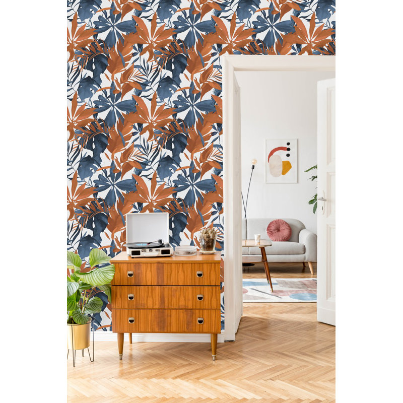 Hopfinger Floral Wall Mural, 2.08' W x 10.42' L