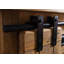 Railway 50cm W Solid Wood Bedside Table-106669835