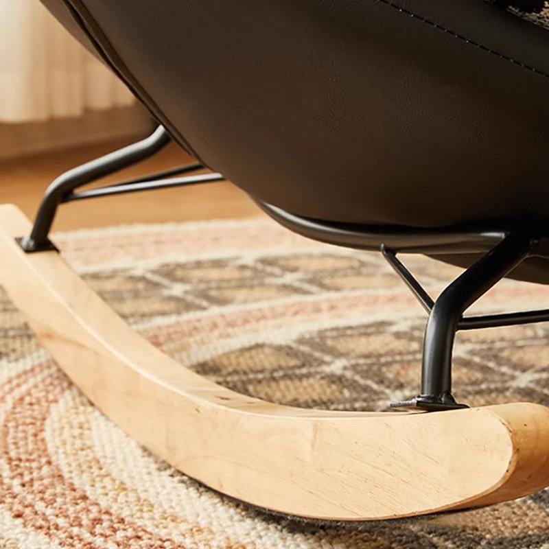Chaise berçante Vintage, Café crème