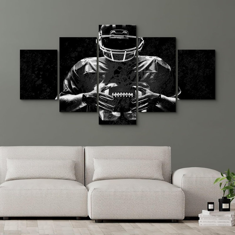 Reproduction d'art sur toile noire 5 "