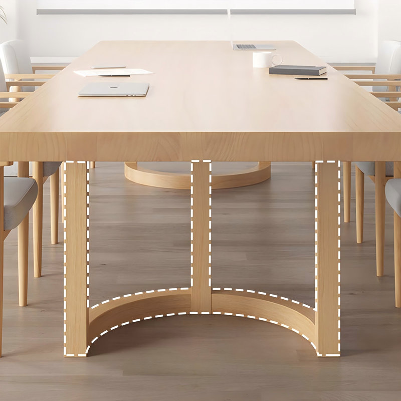 Table de conférence 94,49 po, 29.53" H x 94.49" W x 39.37" D