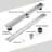 30" Linear Shower Drain With Bar Pattern Grate-119691784
