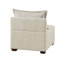 Chaise sans accoudoirs polyvalente, options de conception modulaires, pieds foncés, revêtement, capacité de poids de 300 lb, coussins amovibles, agencements de sièges personnalisables, tissu, coussins, capacité