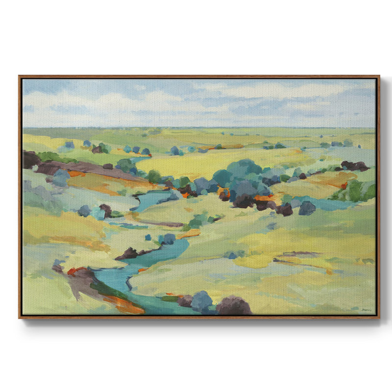 " Idyll Sweep ", Noyer, H 25 po x l 17 po x P 2 po