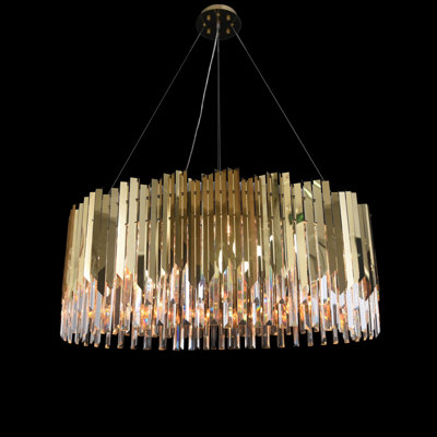 Jed 8 - Light Dimmable Geometric Chandelier