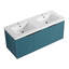 Meuble-lavabo mural avec lavabo double en résine-1970052198