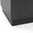 Novato 18" H Cement Square Patio Table, Charcoal Gray Outdoor Side Table
