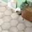 D'Anticatto Hex Bianco 11" x 13" Porcelain Concrete Look Wall & Floor Tile